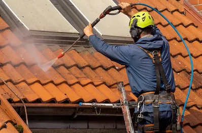 Démoussage et hydrofuge de toiture à Mertrud